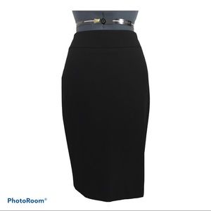 Ann Taylor Loft Black Pencil Skirt